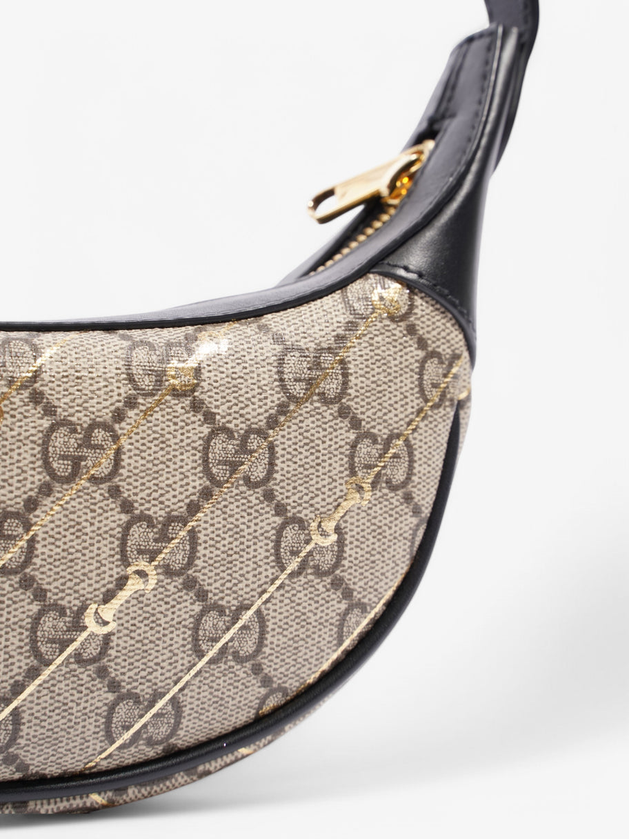 Gucci Ophidia GG Supreme / Gold / Black Coated Canvas Mini Image 7