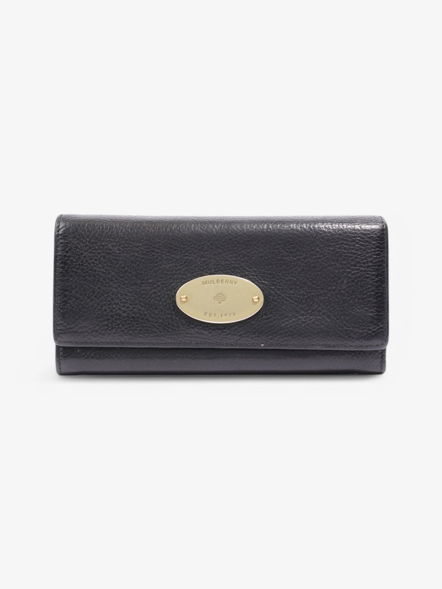 Mulberry Continental Plaque Purse Black Leather Image 1