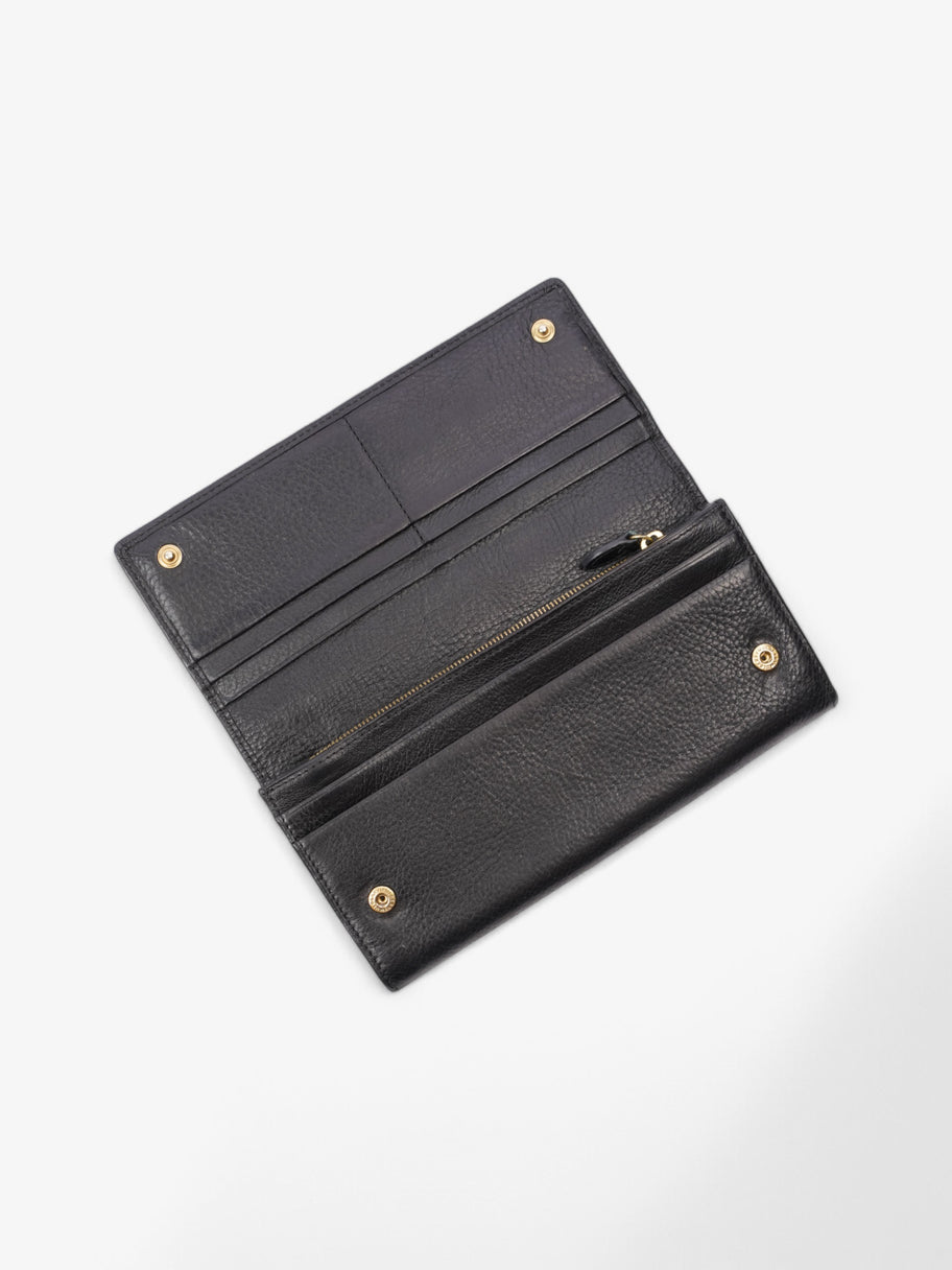 Mulberry Continental Plaque Purse Black Leather Image 3