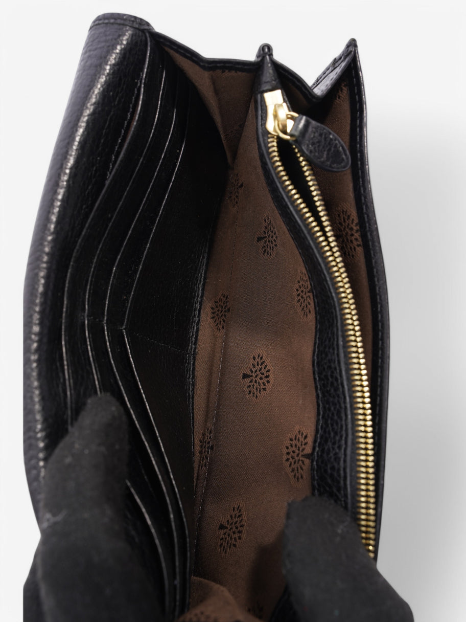 Mulberry Continental Plaque Purse Black Leather Image 4