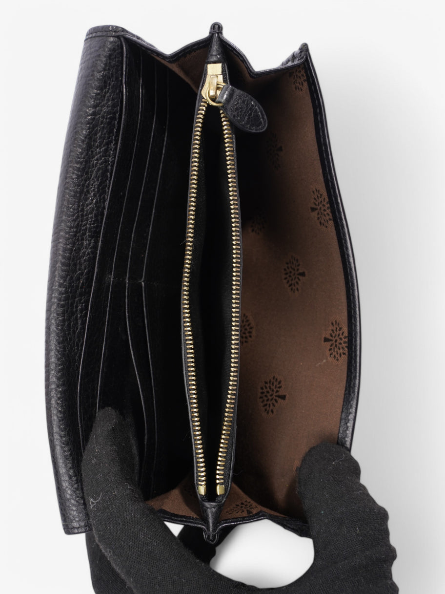 Mulberry Continental Plaque Purse Black Leather Image 5