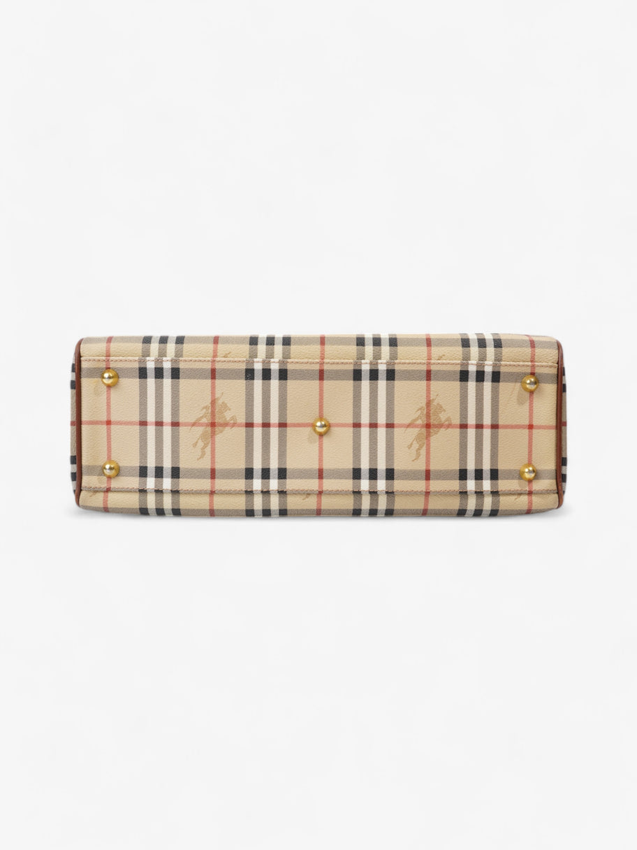 Burberry Check Tote Haymarket Check Canvas Image 7