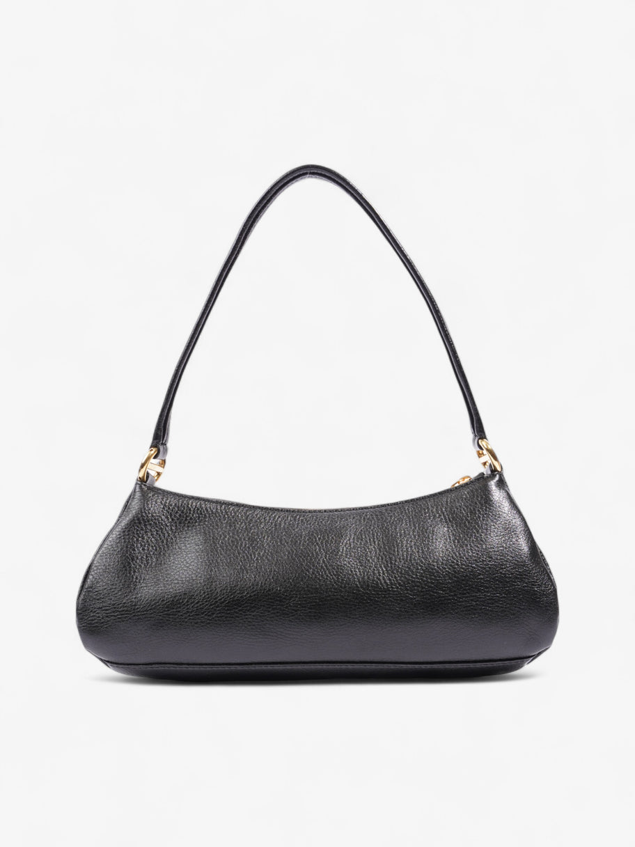 Chloe The 99 Padlock Shoulder Bag Black Leather Image 4