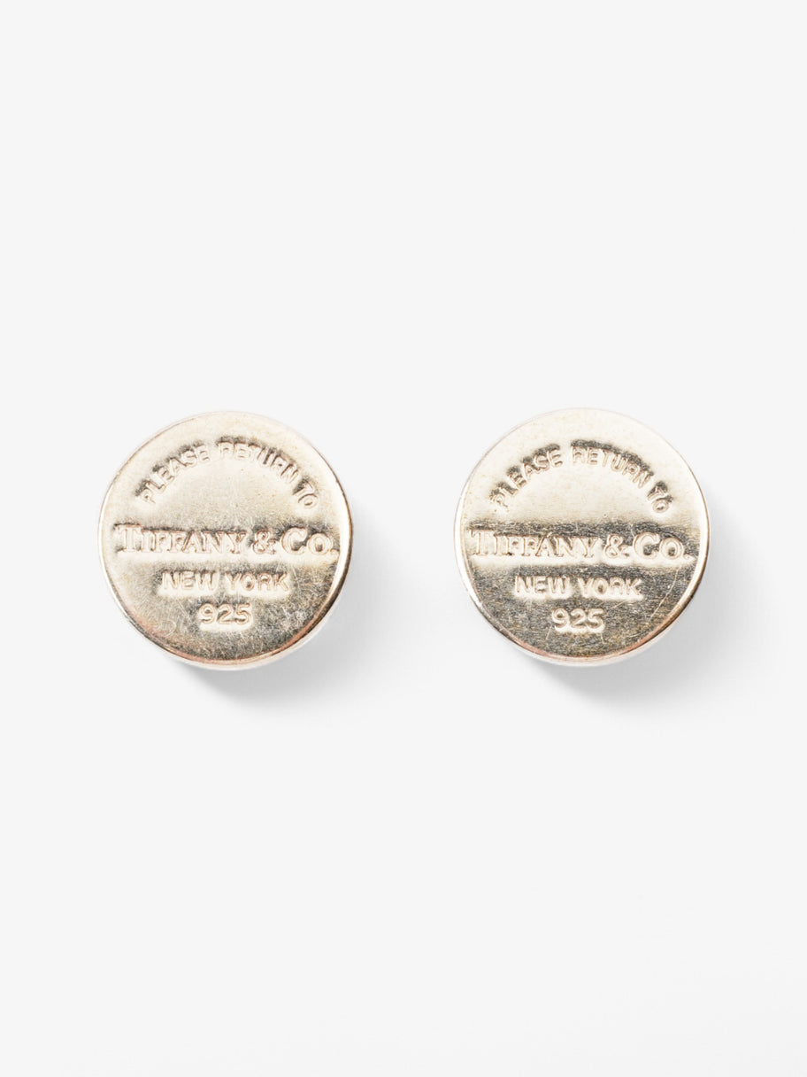 Tiffany and Co Return to Tiffany Round Earrings Silver Silver Sterling Image 1