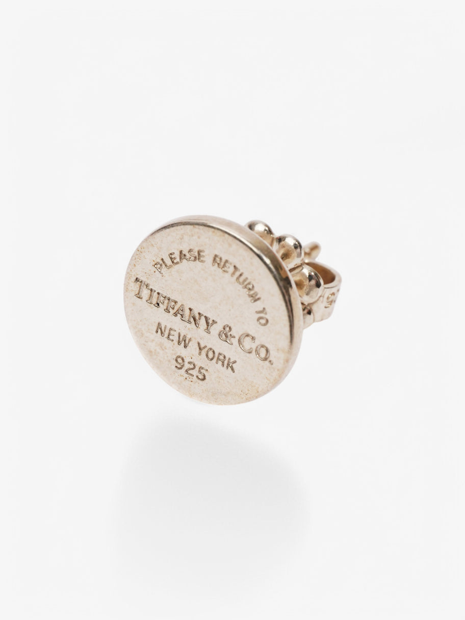 Tiffany and Co Return to Tiffany Round Earrings Silver Silver Sterling Image 2
