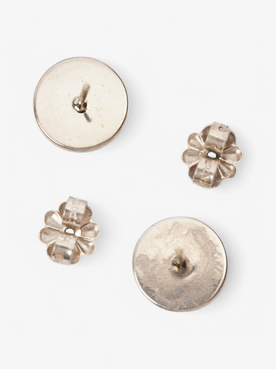 Tiffany and Co Return to Tiffany Round Earrings Silver Silver Sterling Image 4