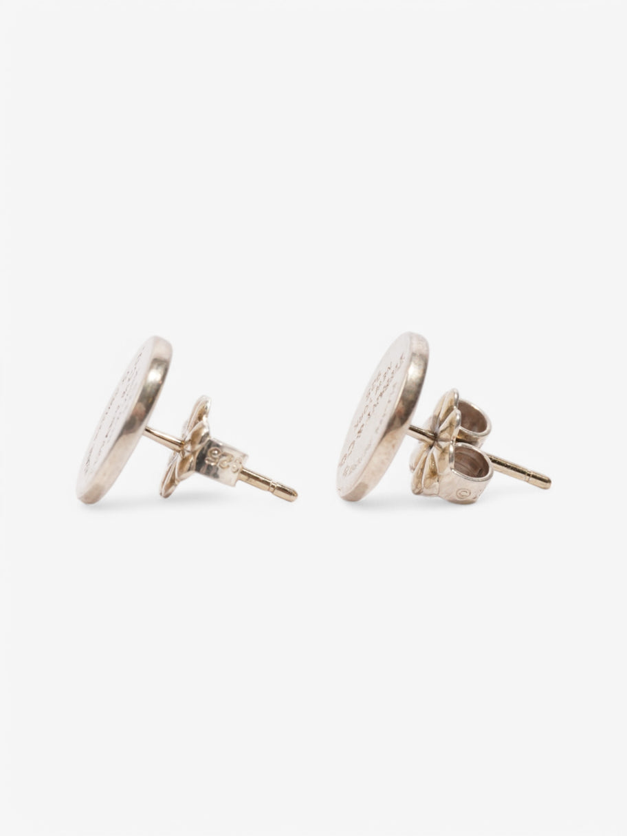 Tiffany and Co Return to Tiffany Round Earrings Silver Silver Sterling Image 5