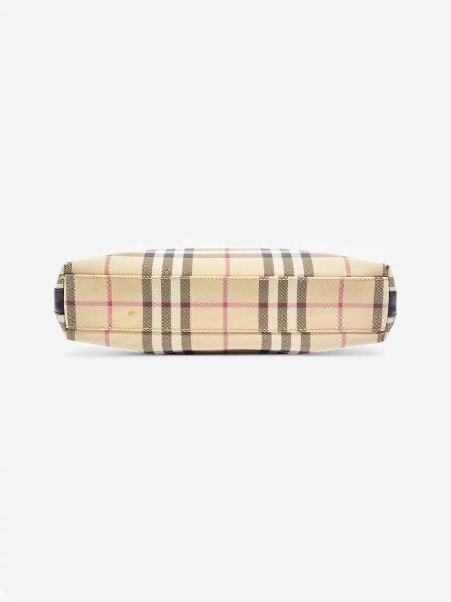 Burberry Shoulder Bag Check Coated Canvas Image 6