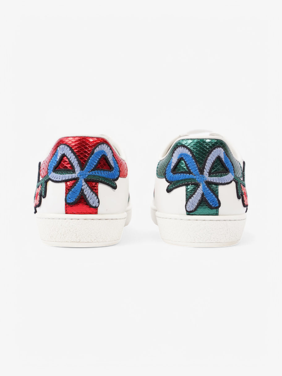 Gucci Ace Embroidered Floral Sneakers  White  / Floral Leather EU 38 UK 5 Image 6