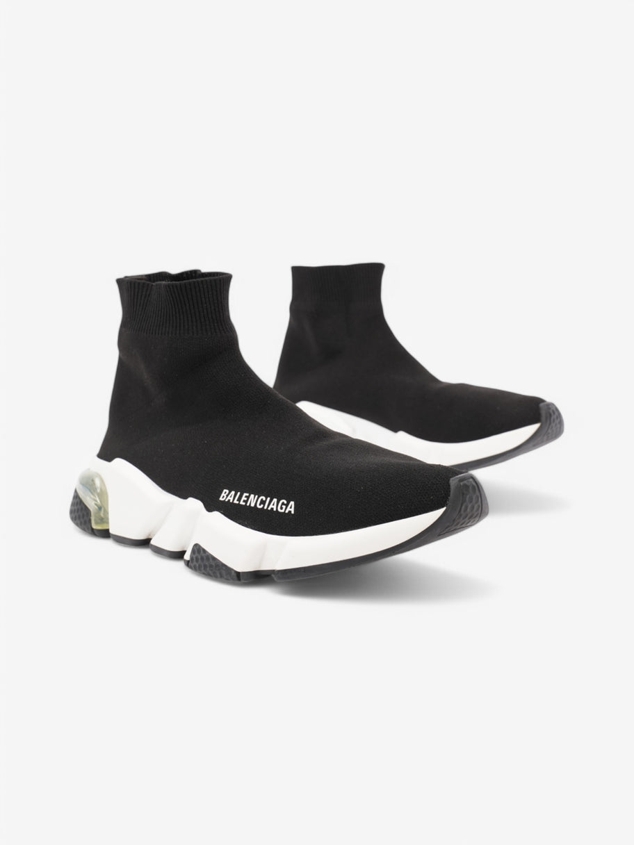 Balenciaga Speed Clear Sole Black / White Cotton EU 39 UK 6 Image 2