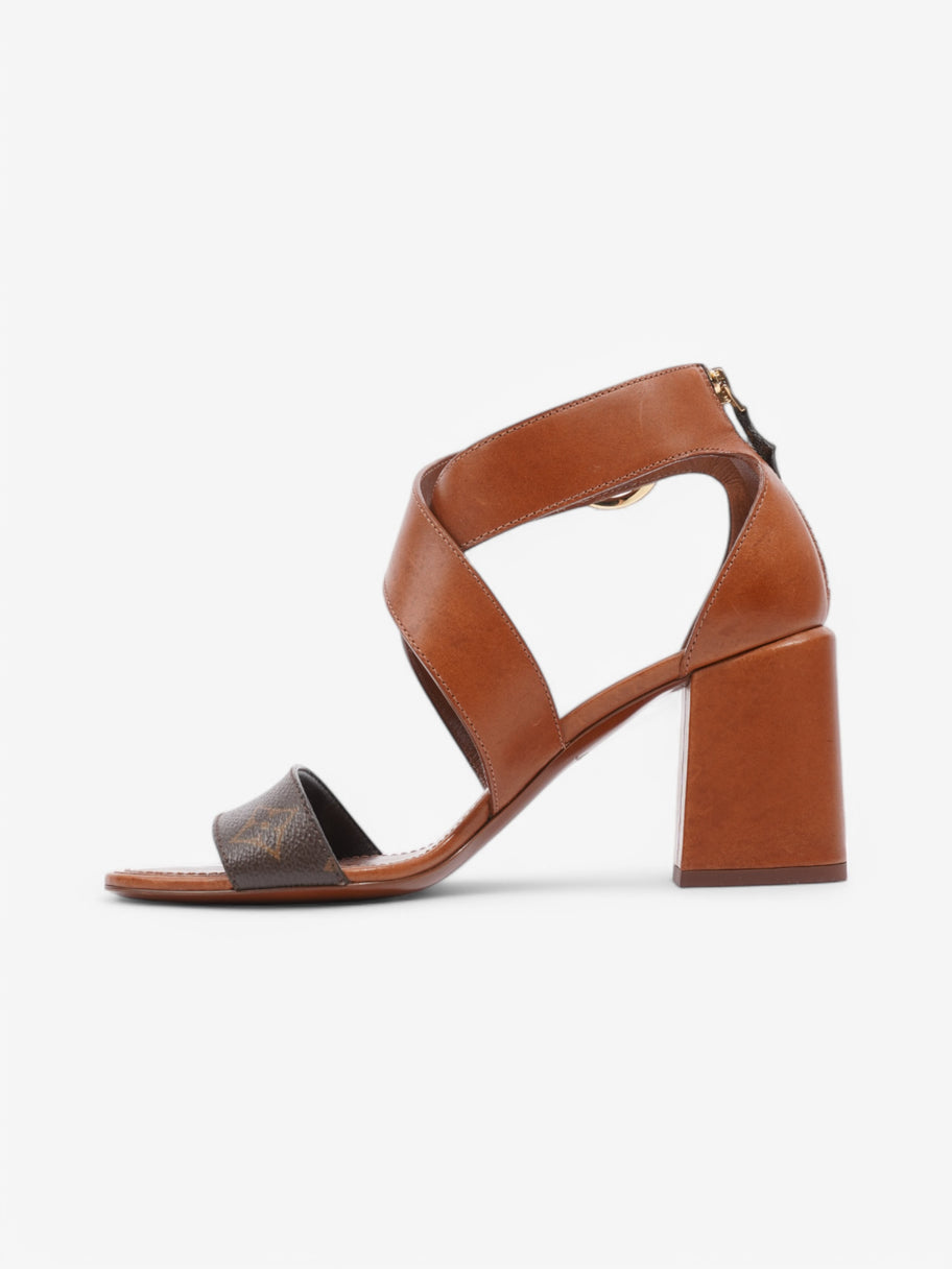 Louis Vuitton Horizon Sandals 70 Brown / Monogram Leather EU 38.5 UK 5.5 Image 3