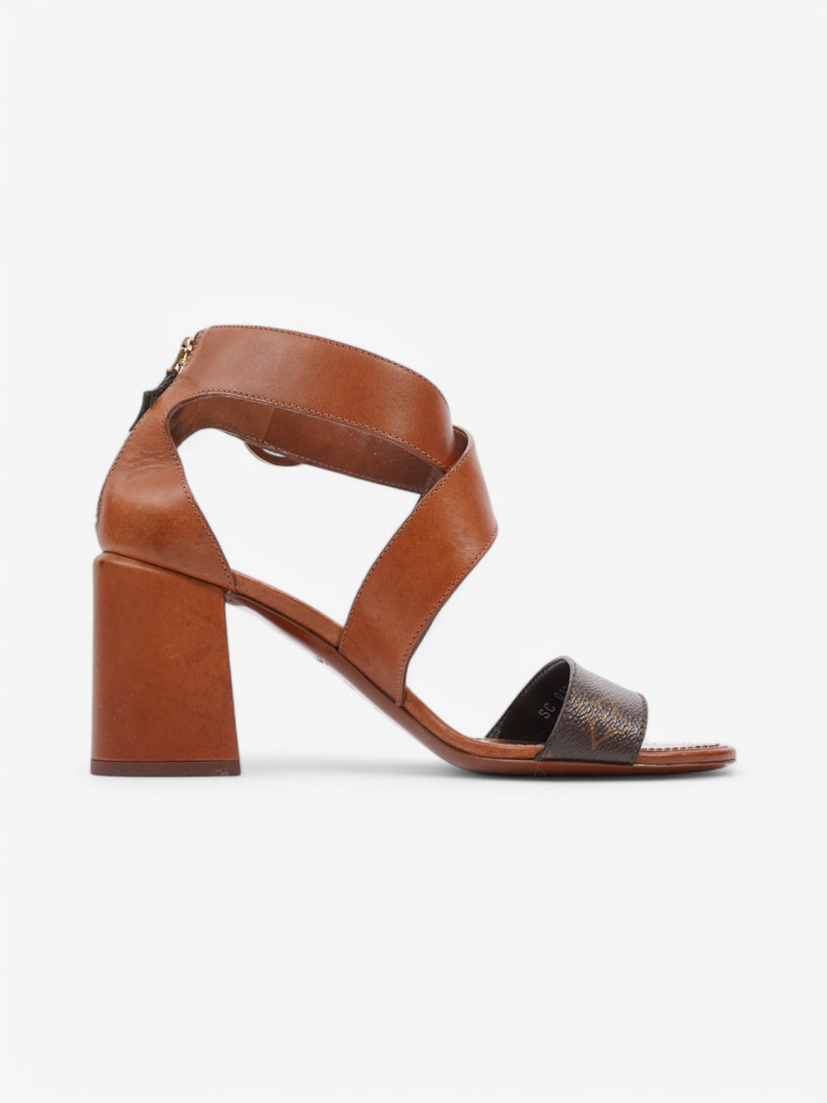 Louis Vuitton Horizon Sandals 70 Brown / Monogram Leather EU 38.5 UK 5.5 Image 4