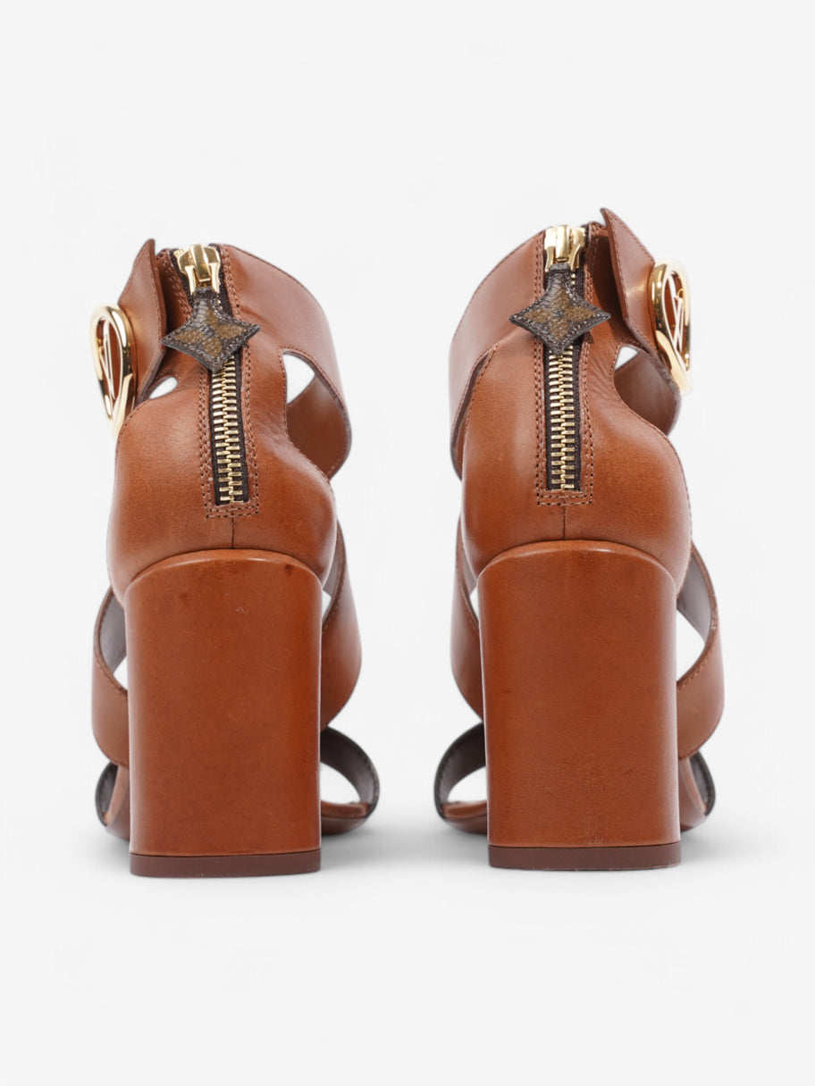 Louis Vuitton Horizon Sandals 70 Brown / Monogram Leather EU 38.5 UK 5.5 Image 6