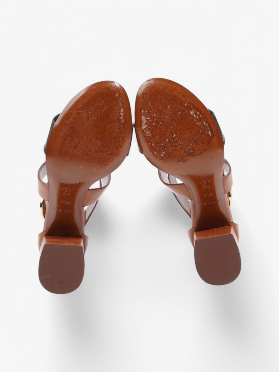 Louis Vuitton Horizon Sandals 70 Brown / Monogram Leather EU 38.5 UK 5.5 Image 7