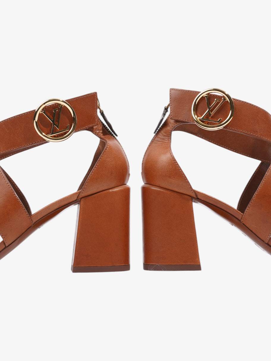 Louis Vuitton Horizon Sandals 70 Brown / Monogram Leather EU 38.5 UK 5.5 Image 9
