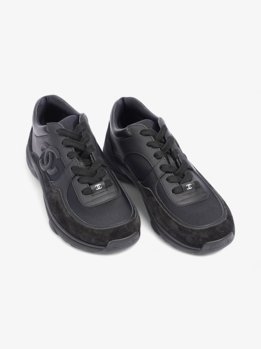 Chanel CC Logo Black Suede EU 37 UK 4 Image 8