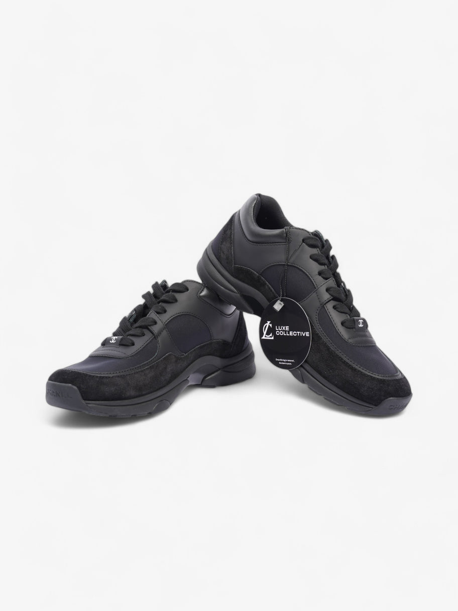 Chanel CC Logo Black Suede EU 37 UK 4 Image 9