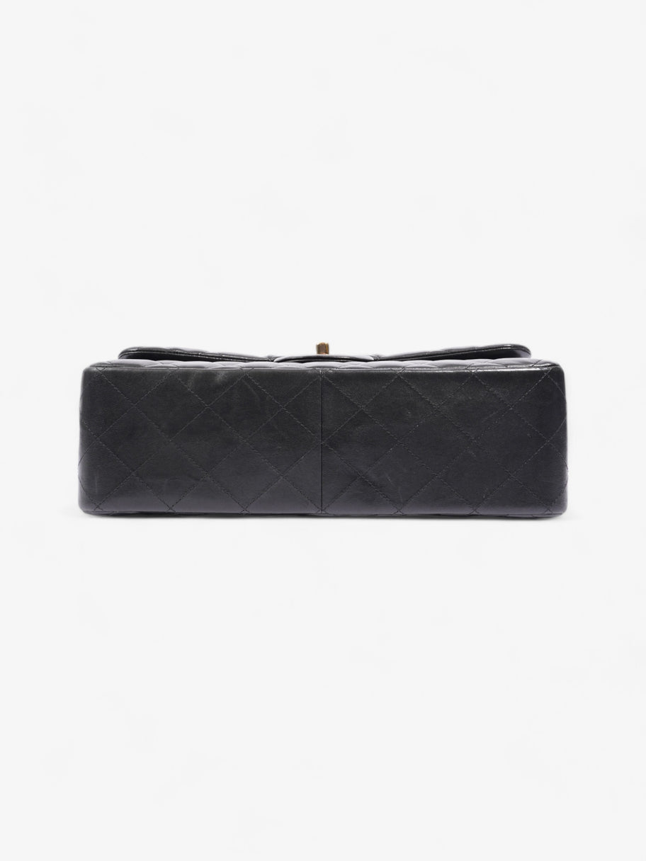 Chanel Classic Double Flap Black Lambskin Leather Large Image 6
