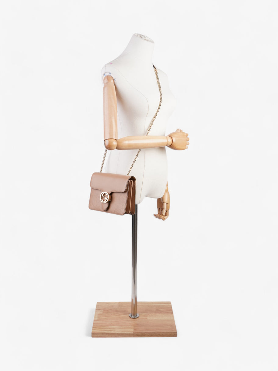 Gucci Dollar Interlocking G Camelia Calfskin Leather Small Image 2