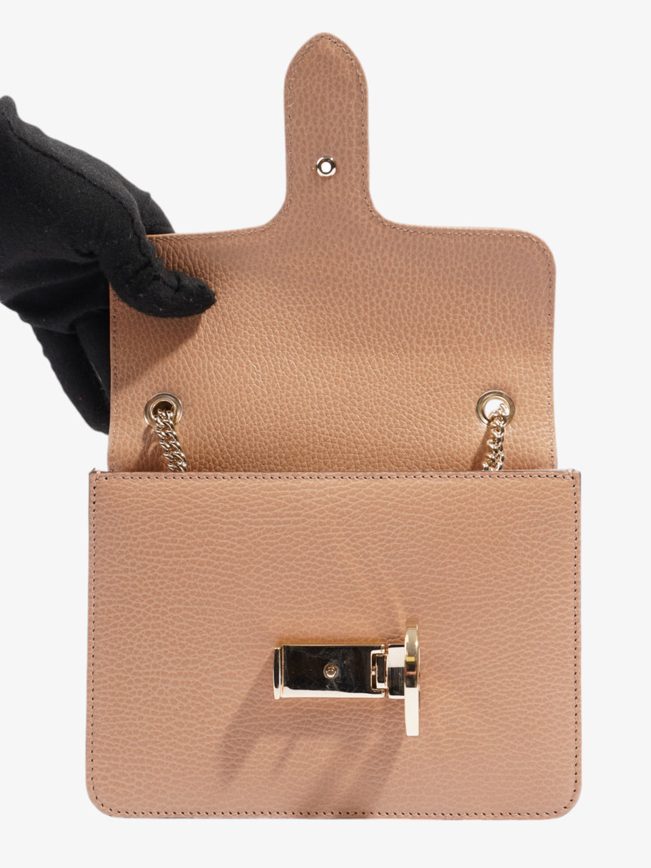 Gucci Dollar Interlocking G Camelia Calfskin Leather Small Image 7