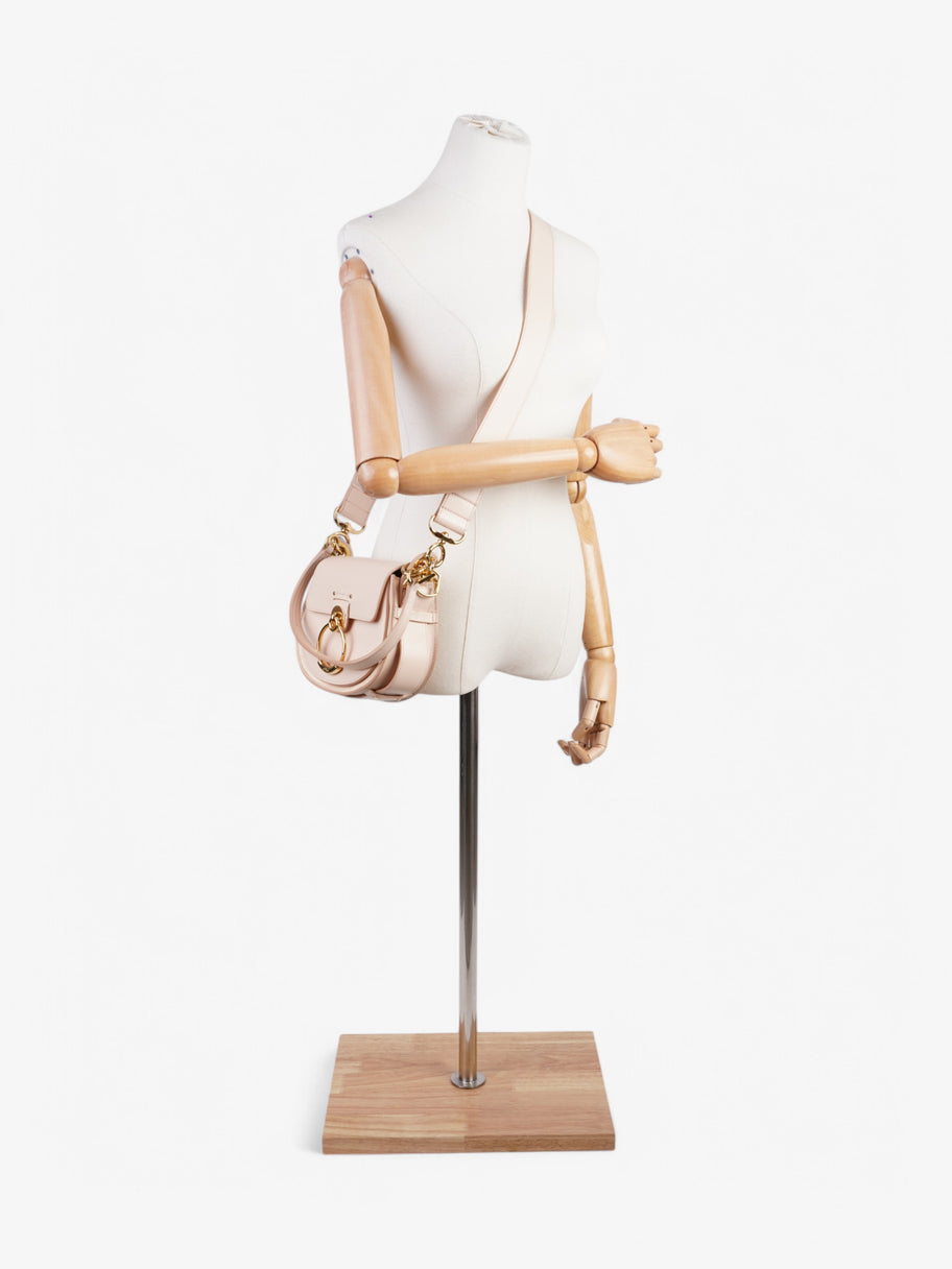 Chloe Tess Saddle Bag Pink Leather Image 2