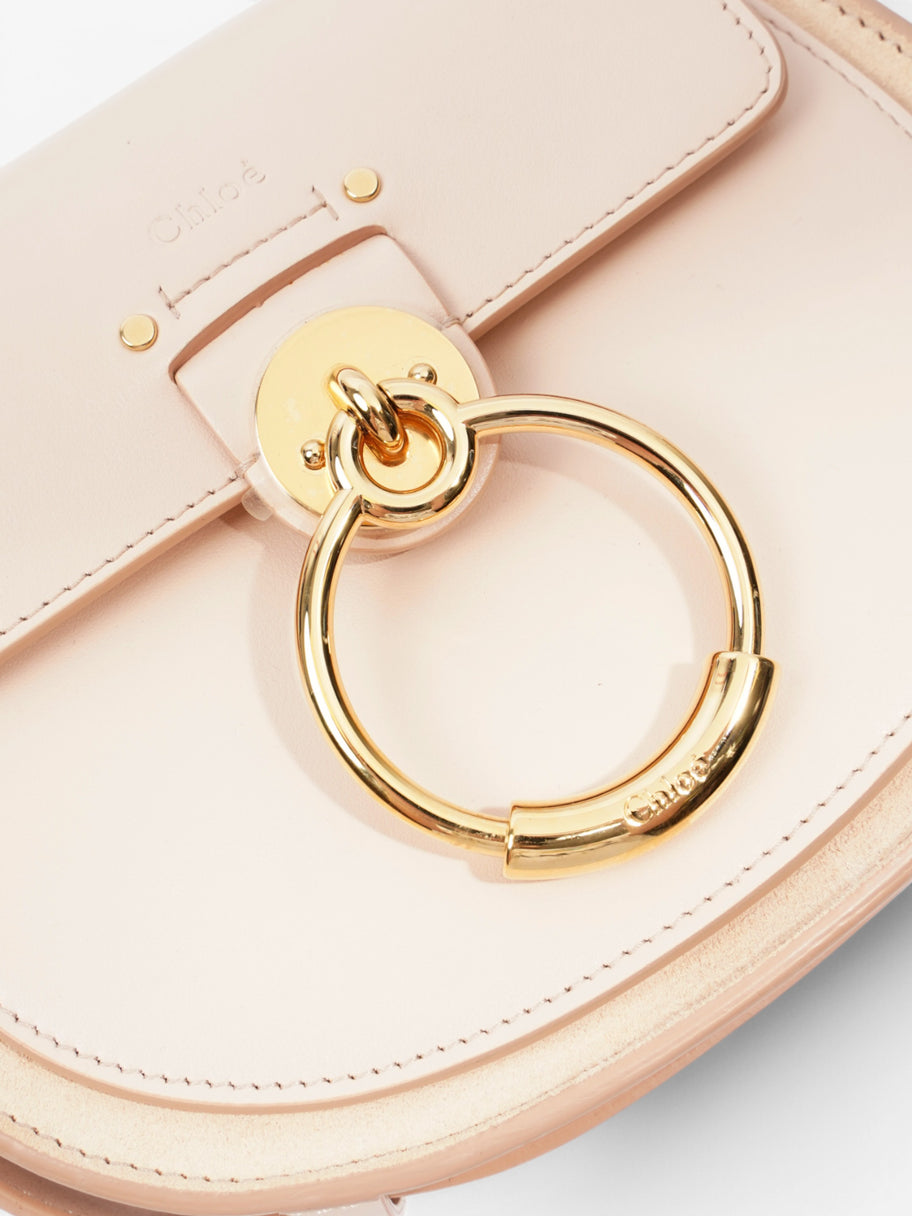 Chloe Tess Saddle Bag Pink Leather Image 7