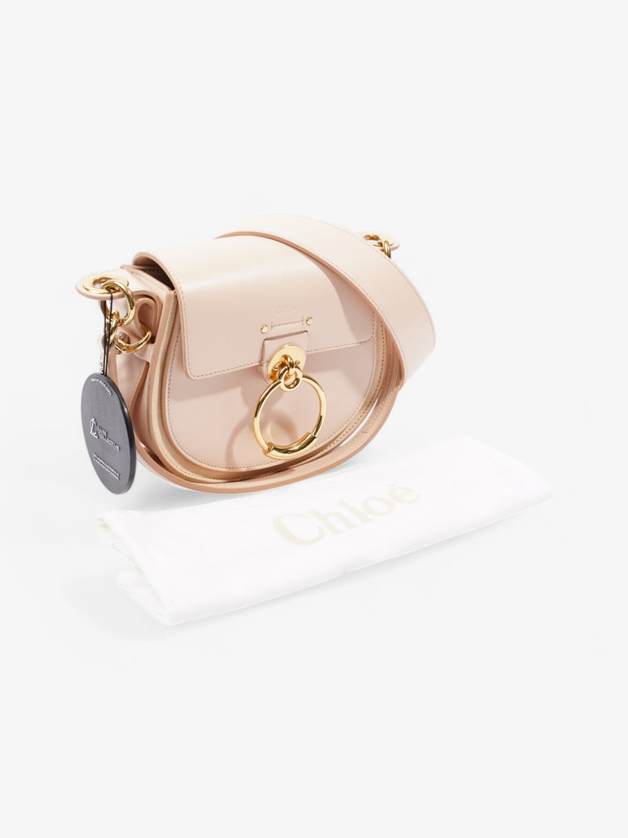 Chloe Tess Saddle Bag Pink Leather Image 9