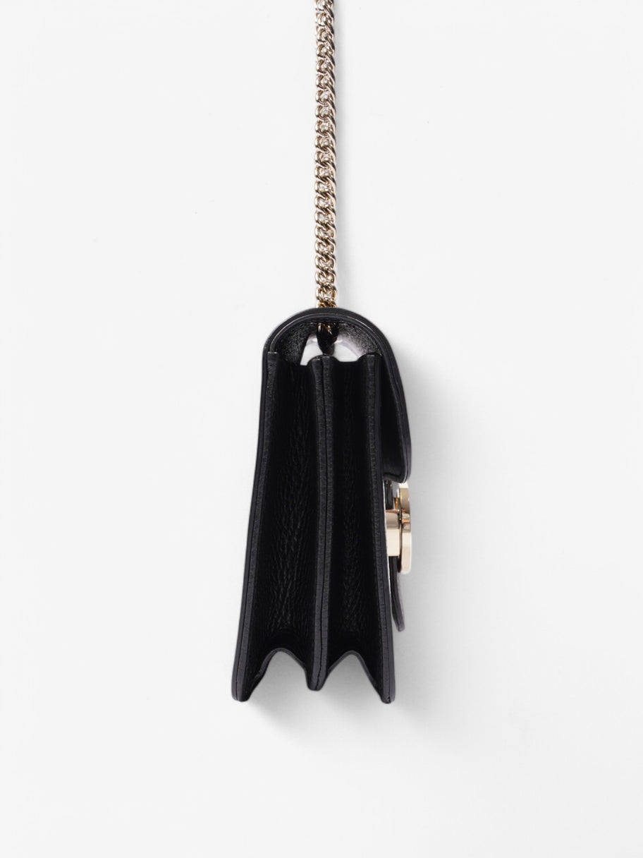 Gucci Interlocking GG Bag Black Leather Small Image 5