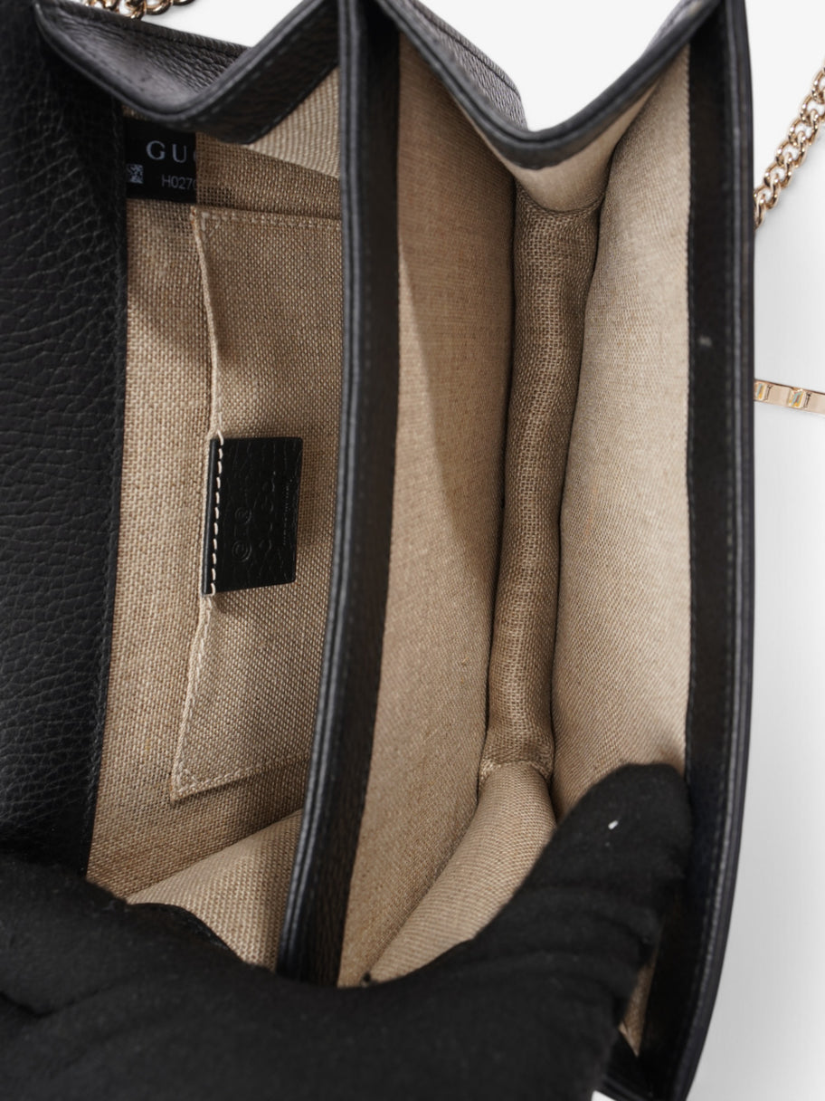 Gucci Interlocking GG Bag Black Leather Small Image 8