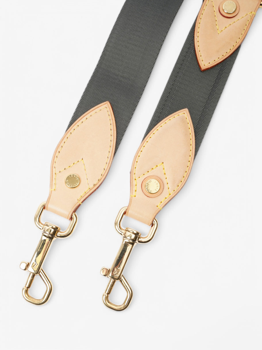 Louis Vuitton Adjustable Bag Strap Khaki / Gold Cotton Image 2