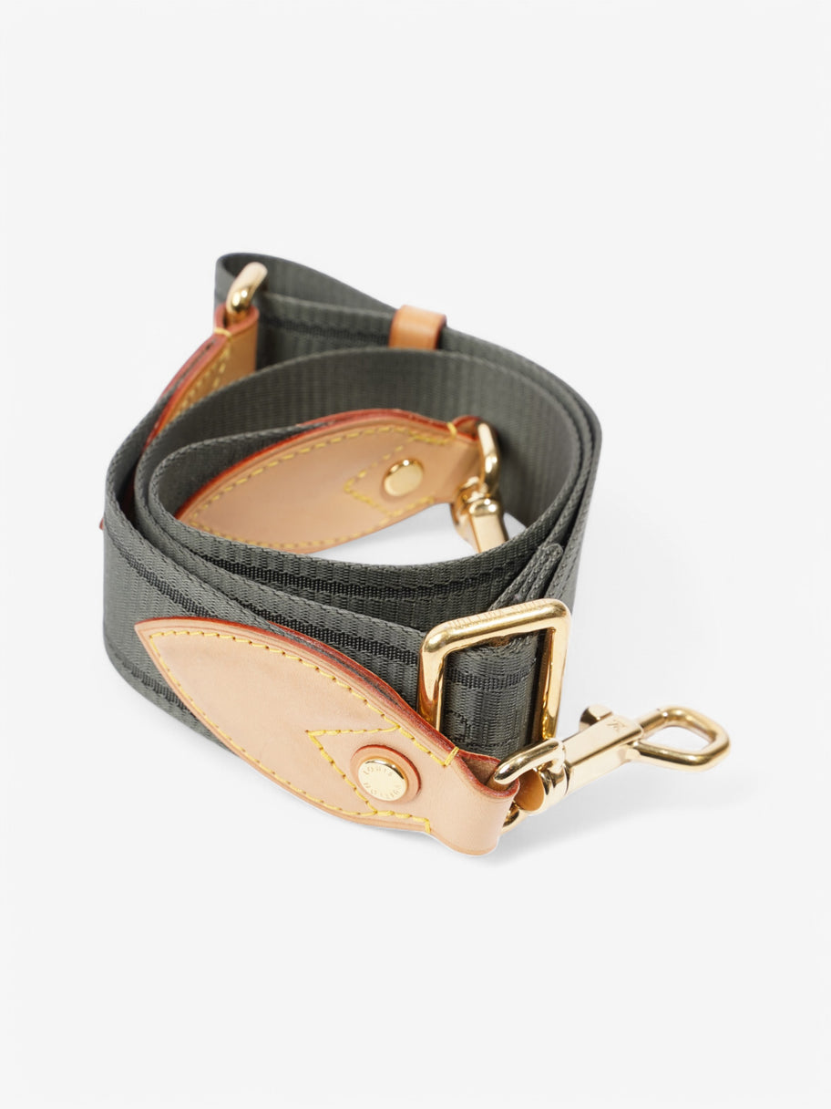 Louis Vuitton Adjustable Bag Strap Khaki / Gold Cotton Image 3