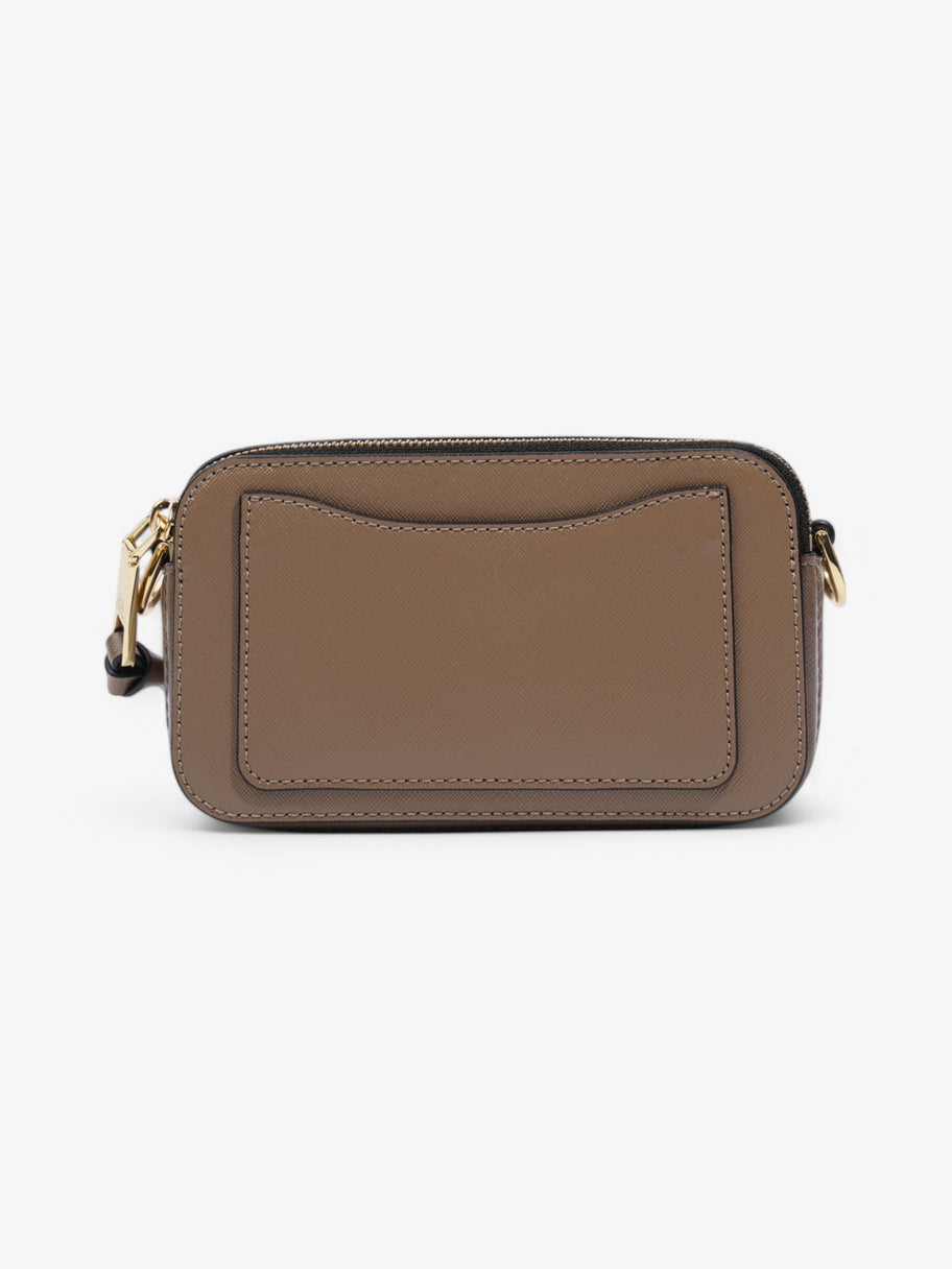Marc Jacobs The Snapshot Bag Taupe / White Leather Image 4