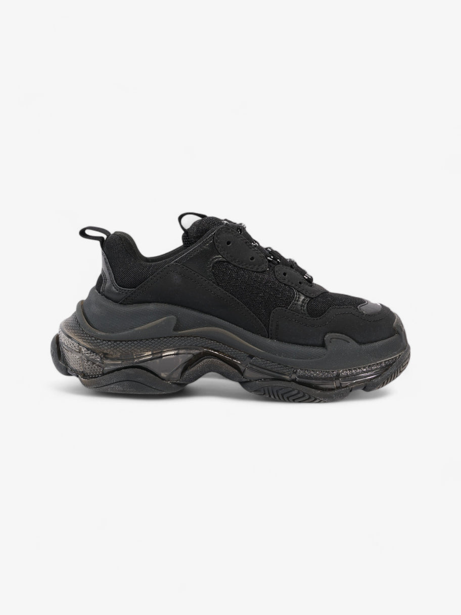 Balenciaga Triple S Clear Sole Black / White Mesh EU 37 UK 4 Image 4