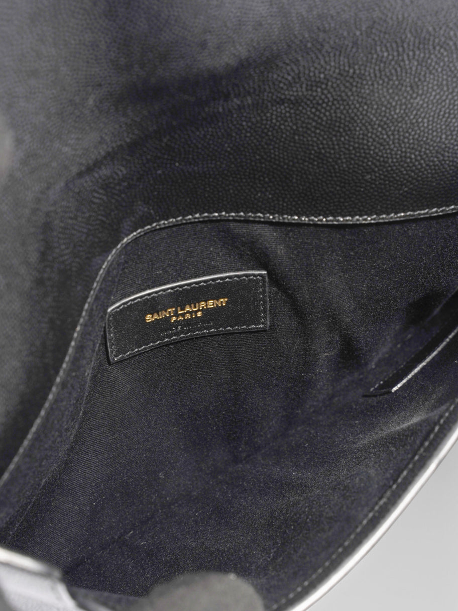 Saint Laurent Uptown Pouch Black Calfskin Leather Image 8