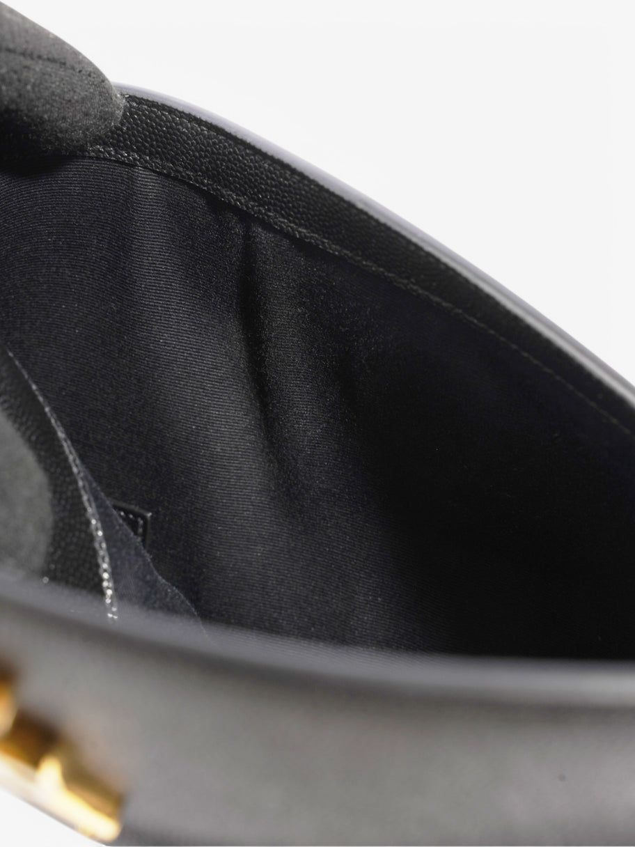 Saint Laurent Uptown Pouch Black Calfskin Leather Image 9