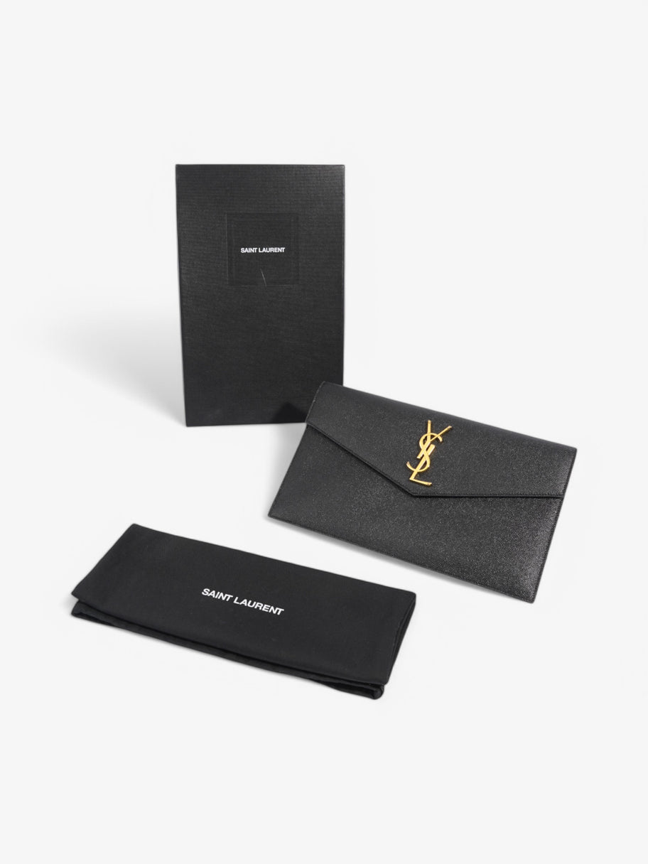 Saint Laurent Uptown Pouch Black Calfskin Leather Image 10