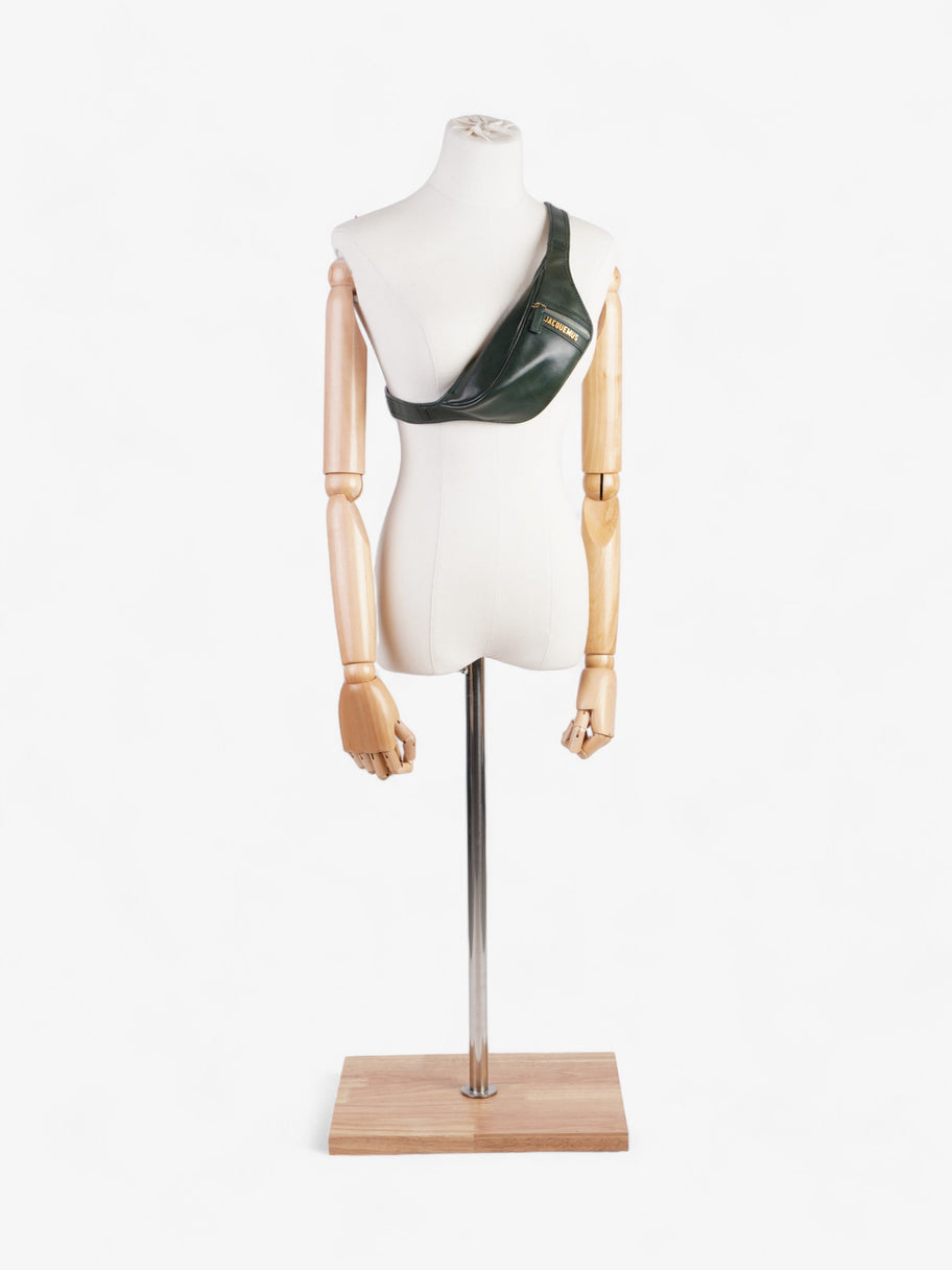 Jacquemus La Banane Green Leather Image 9