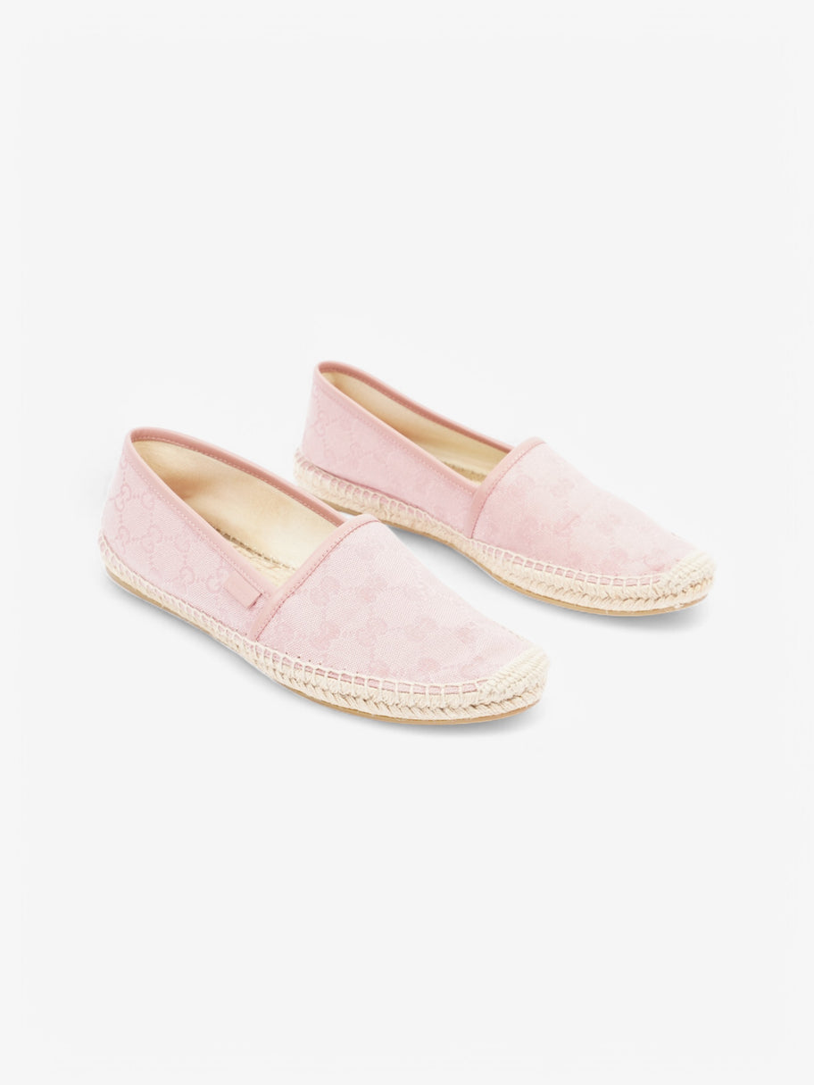 Gucci Espadrilles Pink Canvas EU 38 UK 5 Image 2