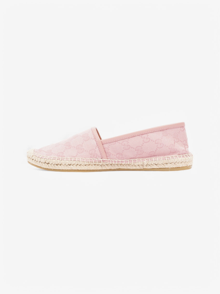 Gucci Espadrilles Pink Canvas EU 38 UK 5 Image 3