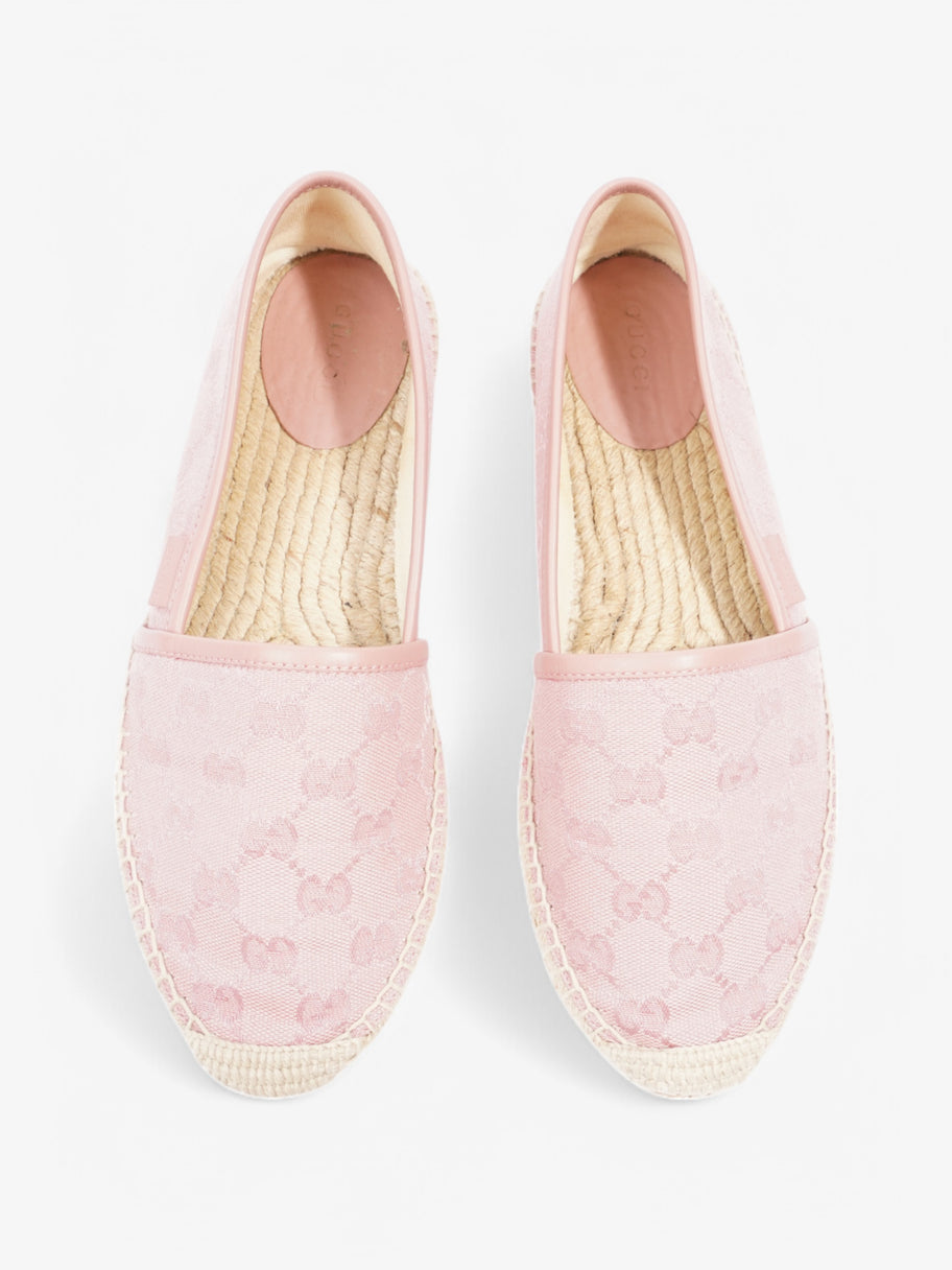 Gucci Espadrilles Pink Canvas EU 38 UK 5 Image 8
