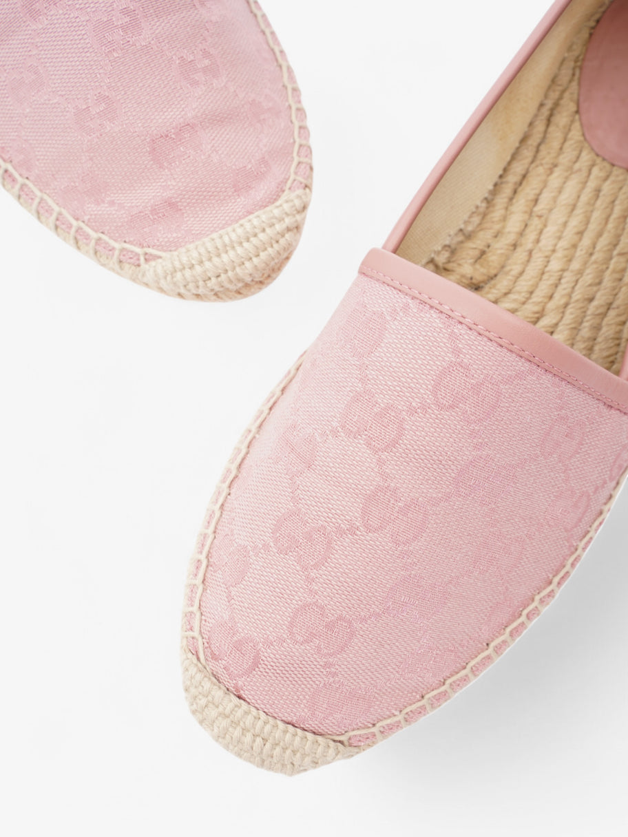 Gucci Espadrilles Pink Canvas EU 38 UK 5 Image 9