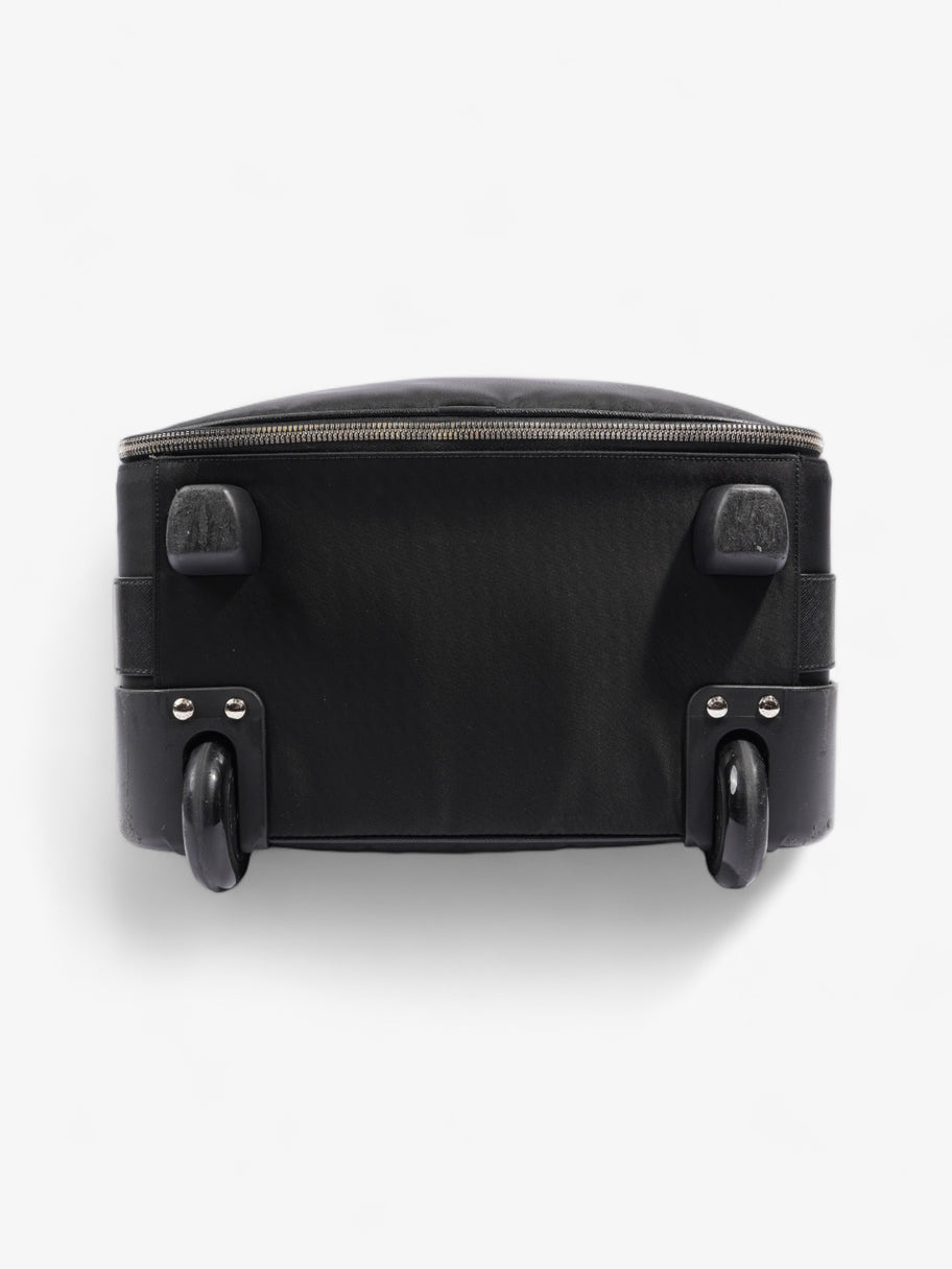Prada Carry On Trolley Suitcase Black Re Nylon Image 7
