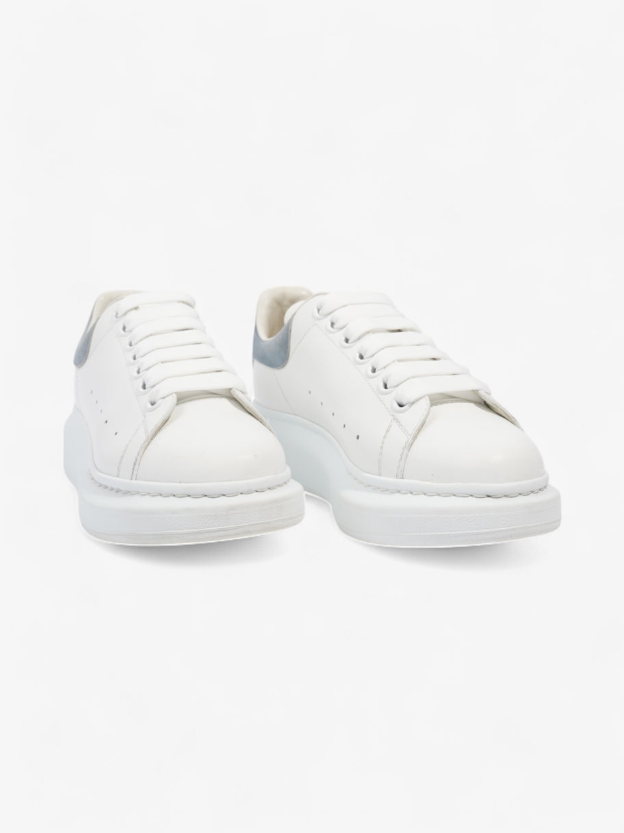 Alexander McQueen Oversized Sneakers White  / Light Blue Tab Leather EU 37.5 UK 4.5 Image 2
