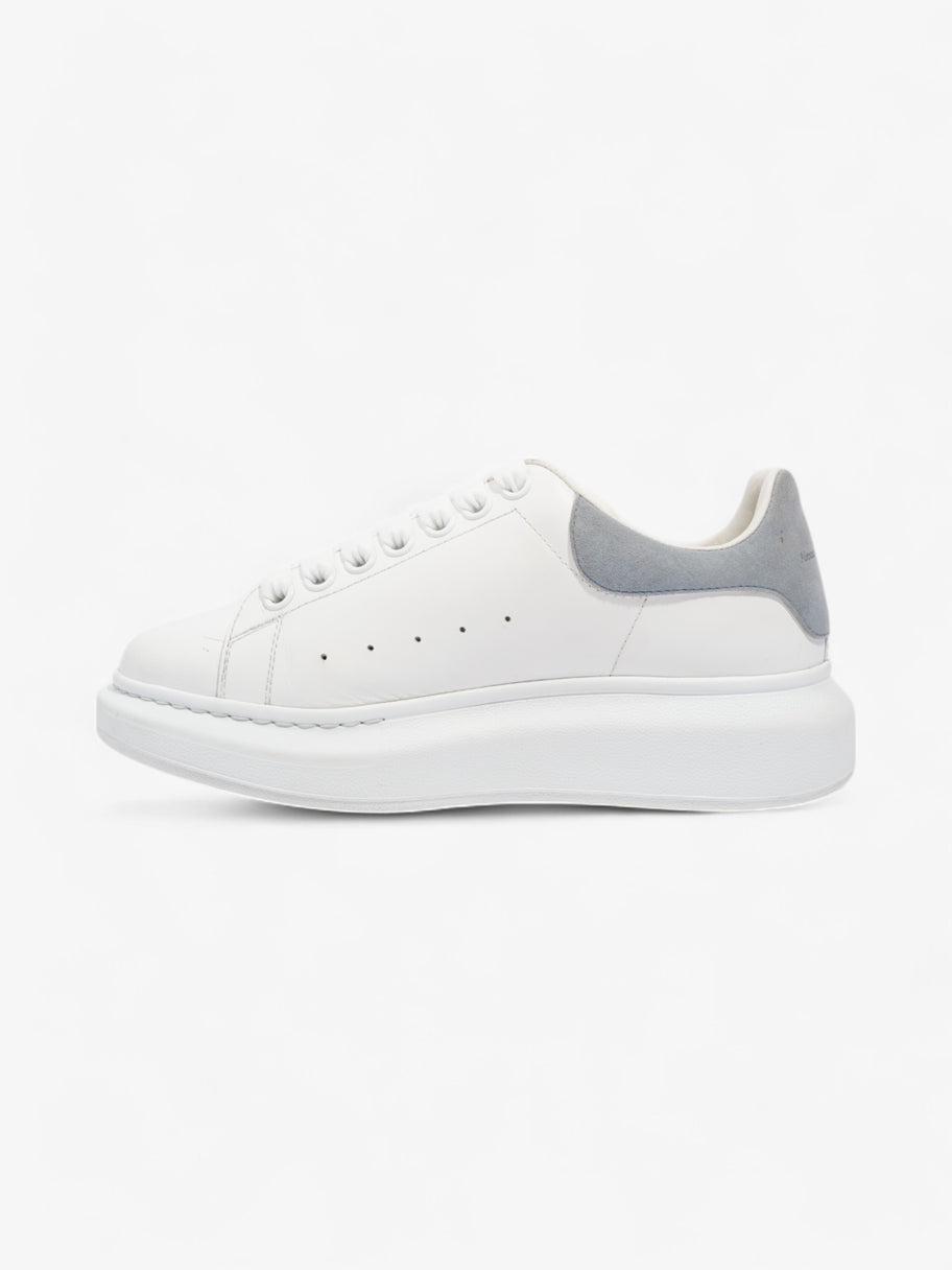 Alexander McQueen Oversized Sneakers White  / Light Blue Tab Leather EU 37.5 UK 4.5 Image 3