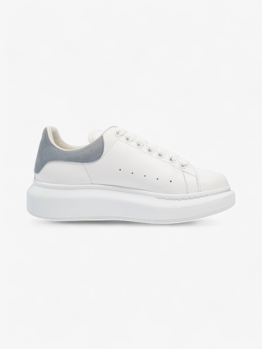 Alexander McQueen Oversized Sneakers White  / Light Blue Tab Leather EU 37.5 UK 4.5 Image 4