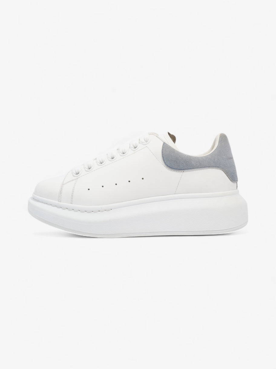 Alexander McQueen Oversized Sneakers White  / Light Blue Tab Leather EU 37.5 UK 4.5 Image 5