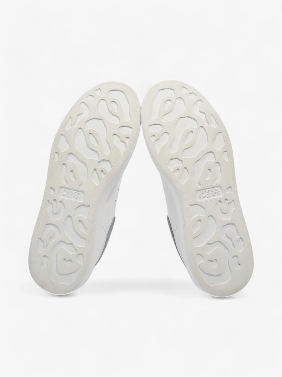 Alexander McQueen Oversized Sneakers White  / Light Blue Tab Leather EU 37.5 UK 4.5 Image 7
