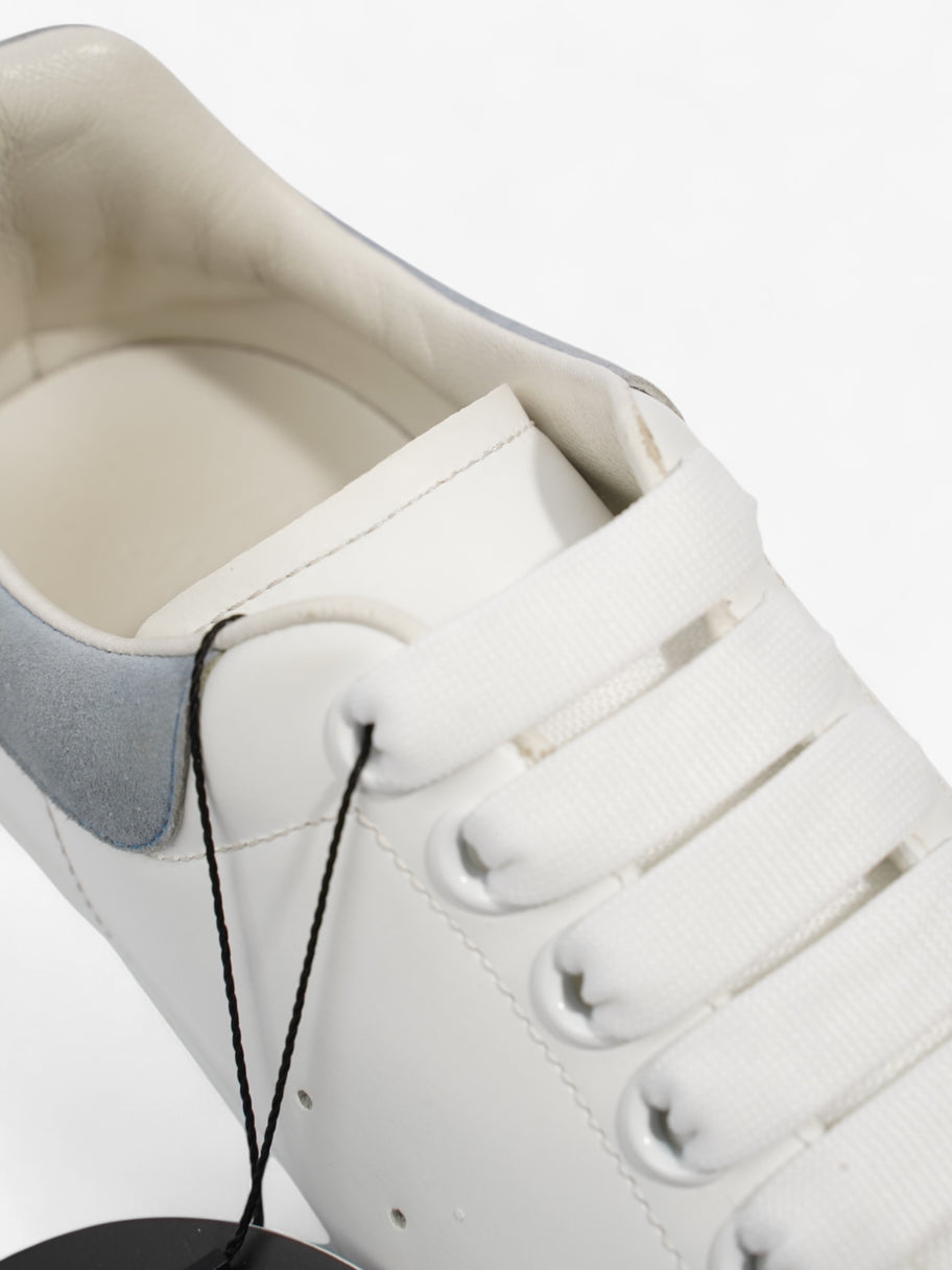 Alexander McQueen Oversized Sneakers White  / Light Blue Tab Leather EU 37.5 UK 4.5 Image 8