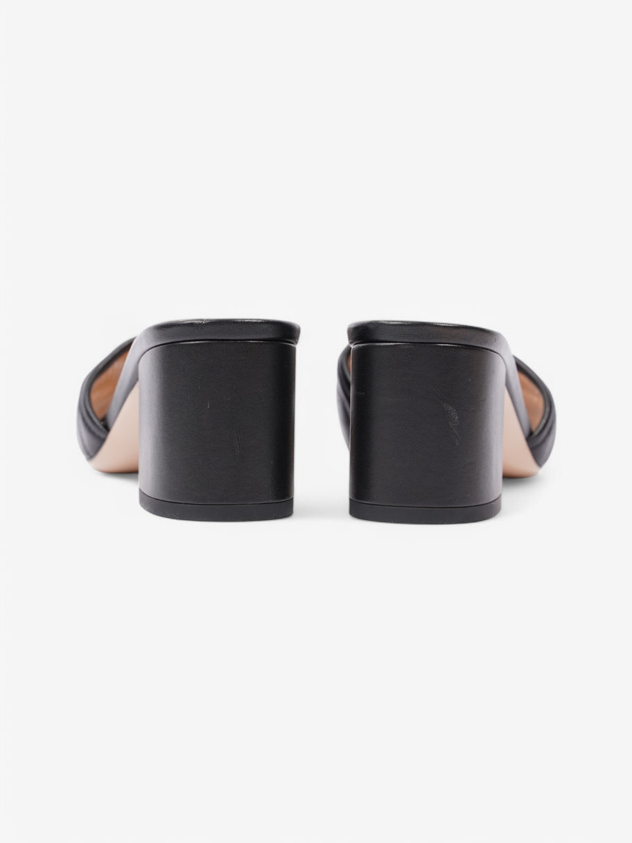 Gucci GG Marmont Sandals 55 Black Leather EU 38 UK 5 Image 6