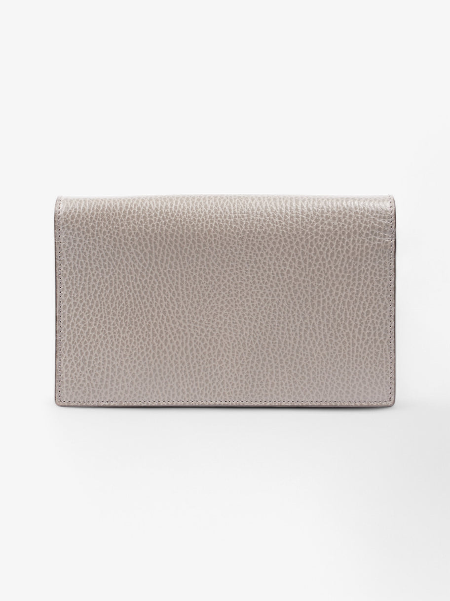 Gucci Interlocking GG Shoulder Bag Grey Leather Image 4